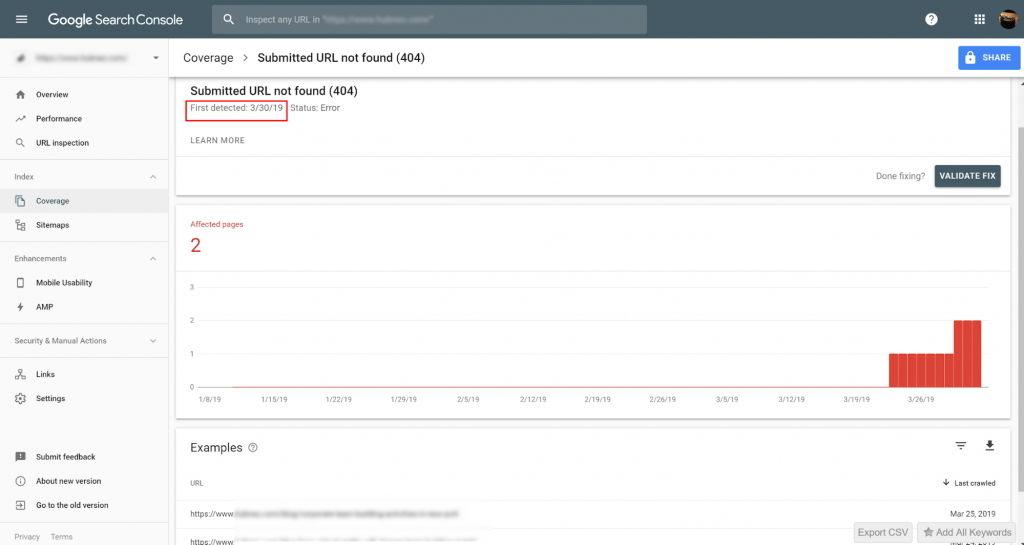 Google Search Console'da 404 hatalarını nasıl bulabilirsiniz